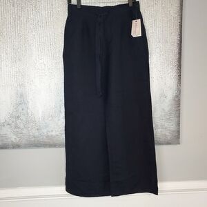 Philosophy linen navy blue pants